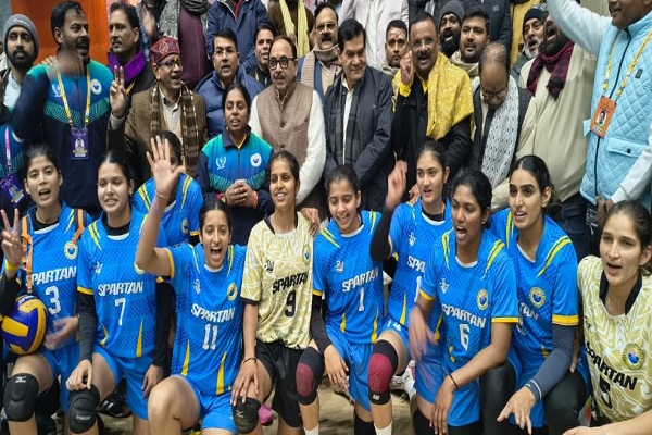 राष्ट्रीय वॉलीबॉल : यूपी की महिलाओं ने रचा इतिहास, पहली बार अंतिम 8 में, मेजबान पुरुषों की चुनौती टूटी