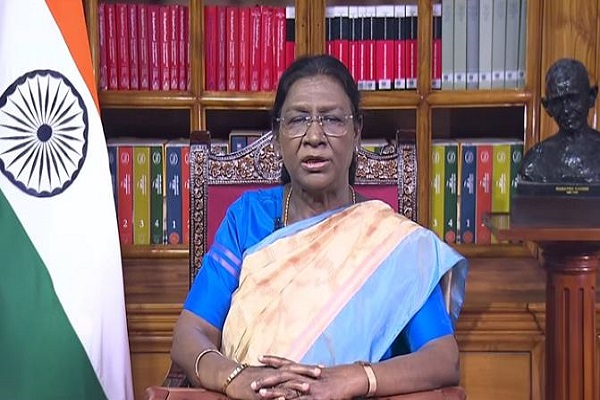 गणतंत्र दिवस की पूर्व संध्या पर राष्ट्रपति द्रौपदी मुर्मु का संबोधन- ‘देश के बहुआयामी विकास को दिशा दे रहे युवा’