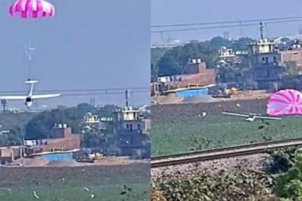 प्रयागराज : वायु सेना का हल्का विमान तकनीकी खराबी से हादसे का शिकार, दोनों पायलट सुरक्षित