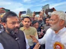 विधायक ब्रजभूषण ने मंत्री स्वतंत्र देव का काफिला रोका