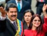 वेनेजुएला के राष्ट्रपति मादुरो व उनकी पत्नी