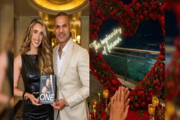 पूर्व क्रिकेट स्टार शिखर धवन ने प्रेयसी सोफी शाइन संग की सगाई, फरवरी में होगी शादी