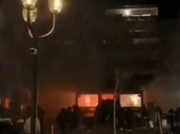 स्विस रिजॉर्ट में आग