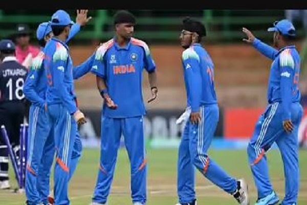 ICC अंडर-19 विश्व कप : भारत की विजयी शुरुआत, अमेरिका के खिलाफ हेनिल ने झटके 5 विकेट