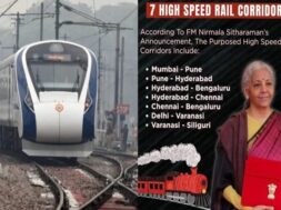 7 हाई स्पीड रेल कॉरिडोर