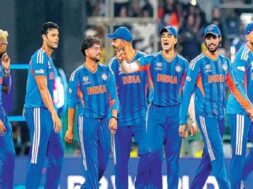 जीत के बाद भारतीय टीम