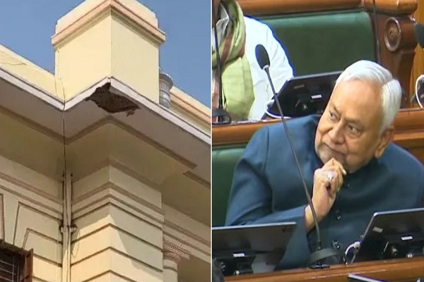 बिहार : विधानसभा सत्र के दौरान टूटकर गिरा छत का एक हिस्सा, बाल-बाल बचे विधानसभा अध्यक्ष
