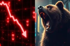 शेयर बाजार धड़ाम