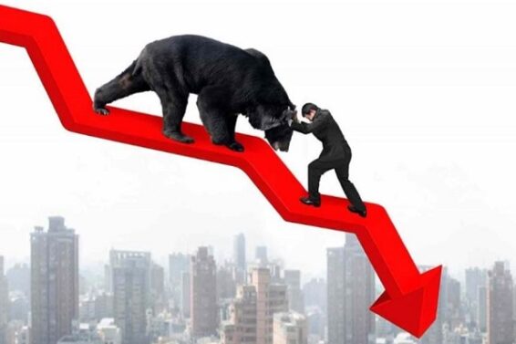 शेयर बाजार में बड़ी गिरावट