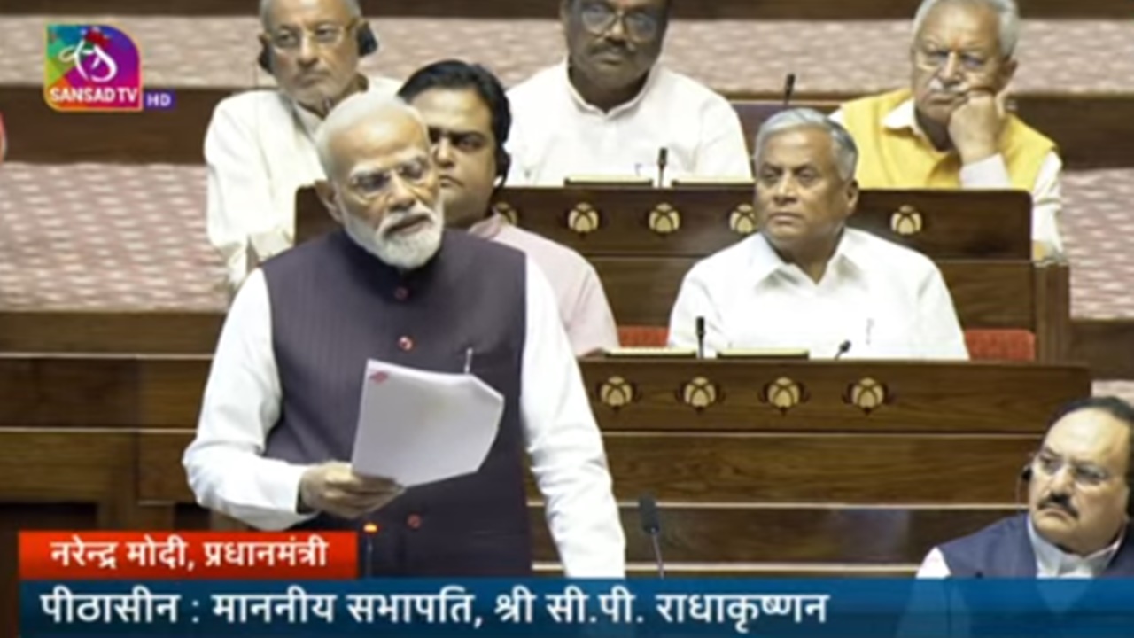 भारत खाड़ी क्षेत्र में संवाद एवं कूटनीति से शांति बहाली चाहता है : राज्यसभा में बोले प्रधानमंत्री मोदी