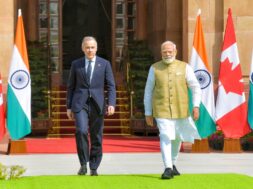 New Delhi: PM Modi receives Canada PM Mark Carney at Hyderabad House