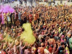 Holi in Mathura