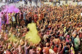 Holi in Mathura