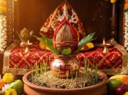 चैत्र नवरात्रि पर कलश स्थापना