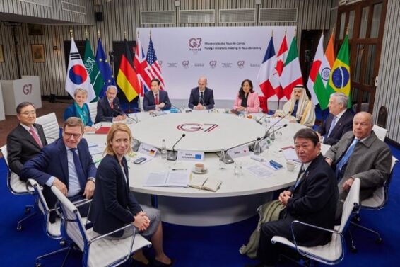 जी-7 विदेश मंत्रियों की बैठक