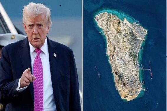 ट्रंप व खार्ग द्वीप