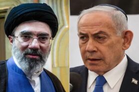 मोजतबा खामेनेई और बेंजामिन नेतन्याहू