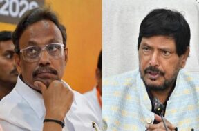 विनोद तावड़े व रामदास अठावले