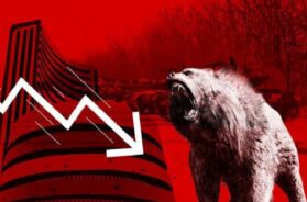 शेयर बाजार में बड़ी गिरावट