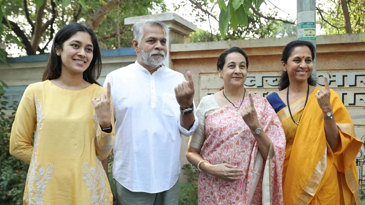 Baramati by-election : बारामती में वोट डालने के बाद बोलीं सुप्रिया- ‘सुनेत्रा सीएम बनती हैं तो मुझे खुशी होगी’