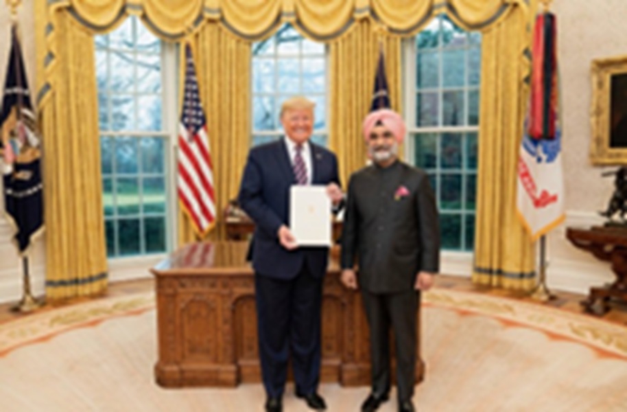 अमेरिकी राष्ट्रपति ट्रंप ने तरणजीत सिंह संधू को दिल्ली के उपराज्यपाल बनने पर दी बधाई, जानें क्या कहा…