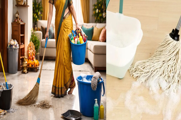 वास्तु शास्त्र : झाड़ू-पोछा का गलत समय बन सकता है घर में कलह का कारण, जानिए सही नियम और सावधानियां