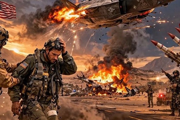 युद्ध के बीच अमेरिका ने माना- ‘ईरान ने हमारा फाइटर जेट मार गिराया, पायलट भी लापता’