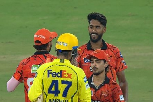 आईपीएल-19 : अभिषेक-क्लासेन के तूफानी पचासों के बाद मलिंगा-रेड्डी ने CSK को फंसाया, SRH की तीसरी जीत