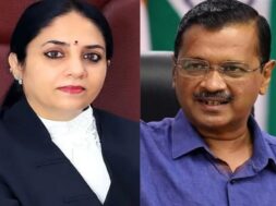 जस्टिस स्वर्ण कांता शर्मा व अरविंद केजरीवाल