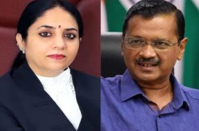 जस्टिस स्वर्ण कांता शर्मा व अरविंद केजरीवाल