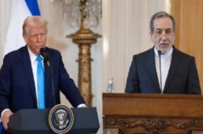 ट्रंप व ईरानी विदेश मंत्री अब्बास अराघची