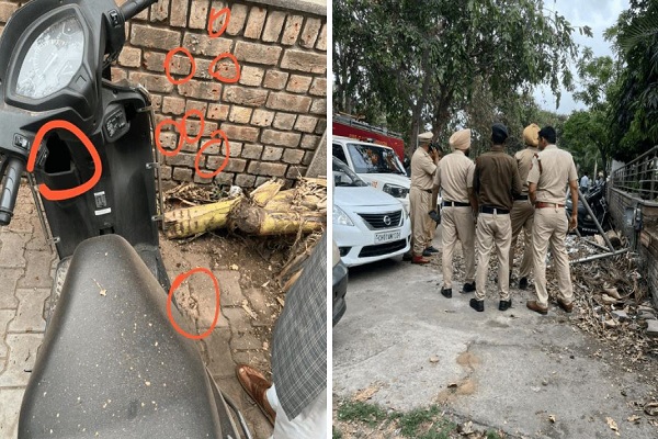 चंडीगढ़ : पंजाब भाजपा कार्यालय के बाहर विस्फोट, सीएफएसएल टीम और पुलिस अधिकारी मौके पर पहुंचे