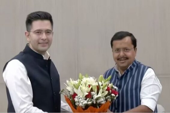 राघव चड्ढा व नितिन नवीन