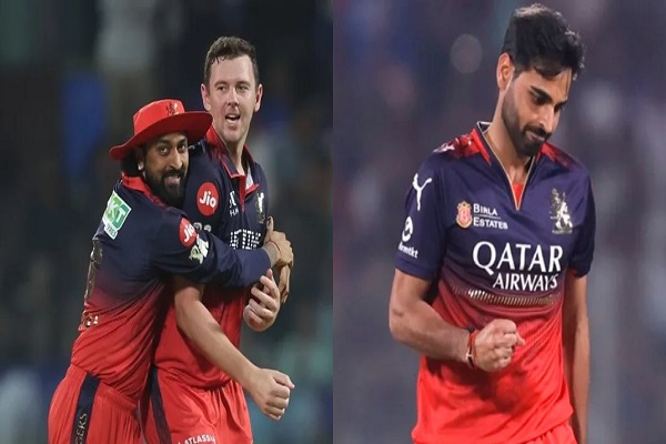 आईपीएल-19 : हेजलवुड व भुवी ने 75 पर बांधा DC का पुलिंदा, 81 गेंदों के शेष रहते RCB की धमाकेदार जीत