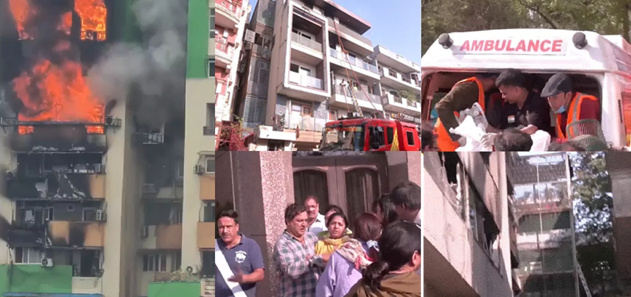 दिल्ली के विवेक विहार में भीषण हादसा : AC धमाके से चार मंजिला इमारत में लगी आग, 9 लोगों की दर्दनाक  मौत