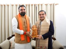 adani meet cm
