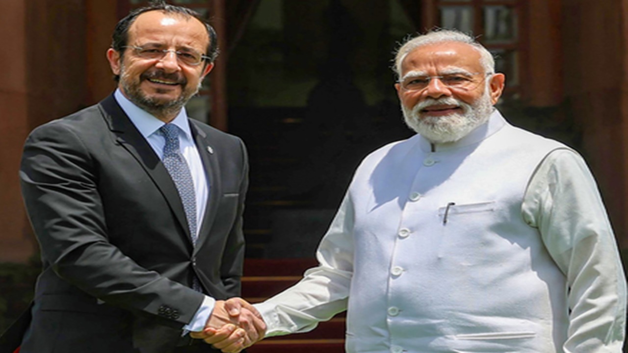 भारत-साइप्रस के बीच द्विपक्षीय वार्ता : प्रधानमंत्री मोदी बोले- समय की कसौटी पर खरे उतरे संबंध
