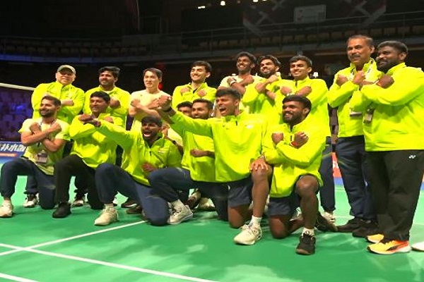 थॉमस कप : लक्ष्य, आयुष व सात्विक-चिराग के सहारे भारत सेमीफाइनल में, पूर्व चैम्पियनों ने चीनी ताइपे को दी शिकस्त