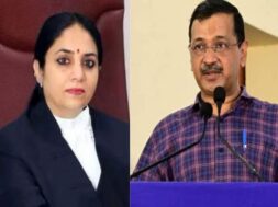 जस्टिस स्वर्णकांता शर्मा व अरविंद केजरीवाल