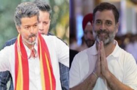 टी विजय व राहुल गांधी