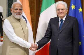 पीएम मोदी और इतालवी राष्ट्रपति सर्जियो मैटारेला
