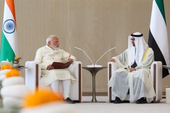 पीएम मोदी और यूएई के राष्ट्रपति नाहयान