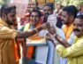बंगाल में जीत का भाजपा में जश्न