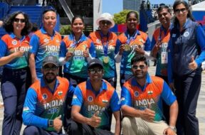 भारतीय महिला रिकर्व टीम को स्वर्ण पदक