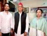 ममता व अभिषेक के साथ अखिलेश