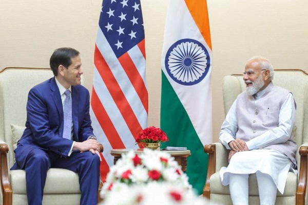 अमेरिकी विदेश मंत्री रुबियो ने पीएम मोदी से की भेंट, विभिन्न क्षेत्रीय व वैश्विक मुद्दों पर चर्चा