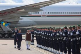 स्वीडन में पीएम मोदी का स्वागत