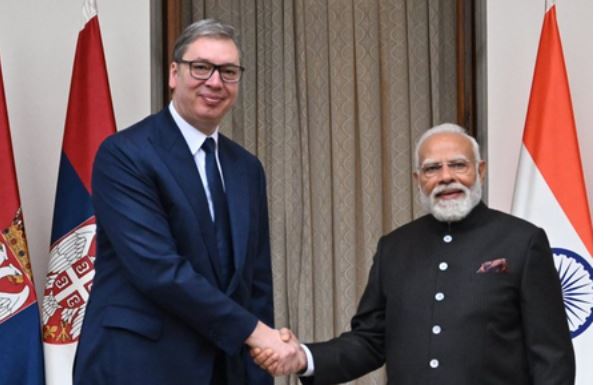 फ्रांस दौरा : प्रधानमंत्री मोदी ने सर्बिया के राष्ट्रपति वुसिक को कहा धन्यवाद, दोस्ती मजबूत करने पर दिया जोर