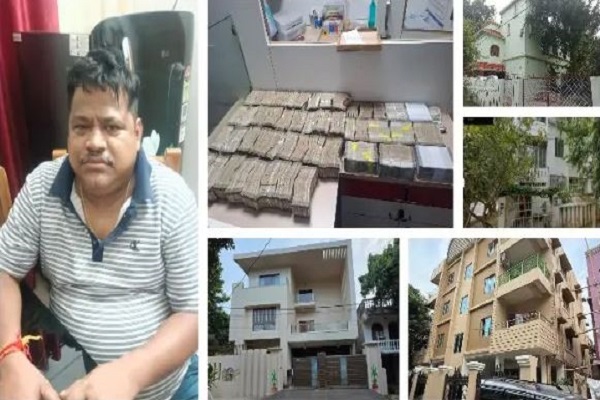 ओडिशा में असिस्टेंट इंजीनियर के पास अकूत संपत्ति का खुलासा : 2.4 करोड़ कैश, 5 बहुमंजिला इमारतें, 13-14 महंगे प्लॉट