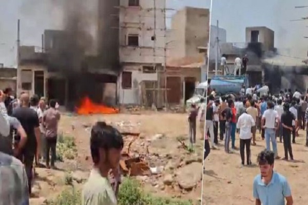 राजस्थान : जयपुर के अवैध पटाखा गोदाम में भीषण आग लगने से 8 लोगों की मौत